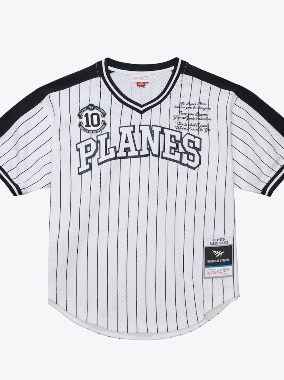 Paper Planes x Mitchell & Ness Year 10 Batting Practice Jersey